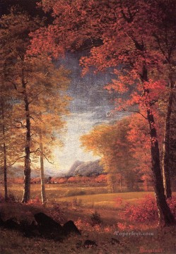 アルバート・ビアシュタット Painting - アメリカの秋 ニューヨーク州オナイダ郡 アルバート・ビアシュタット